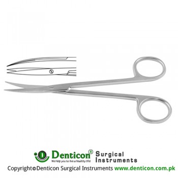 Metzenbaum Nerve Dissecting Scissor Curved Stainless Steel, 15.5 cm - 6"